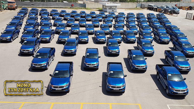 Αυτά είναι τα 77 ολοκαίνουργια pick up που απέκτησε η ΔΕΗ